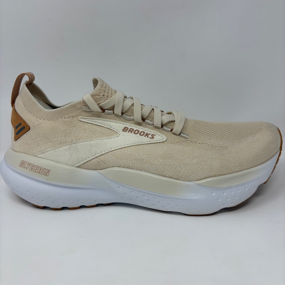Brooks Glycerin StealthFit 21 Women's Size 8.5 Cream White Running Shoes
